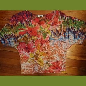 Colorful patterned top